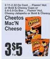 Cheetos Mac'N Cheese
