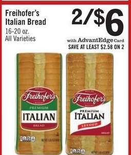 Freihofer’s Italian Bread