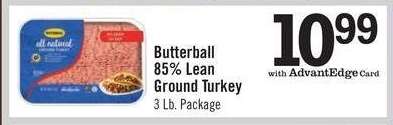 Butterball 85% Lean Ground Turkey