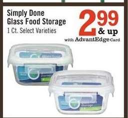 Simply Done Glass Food Storage