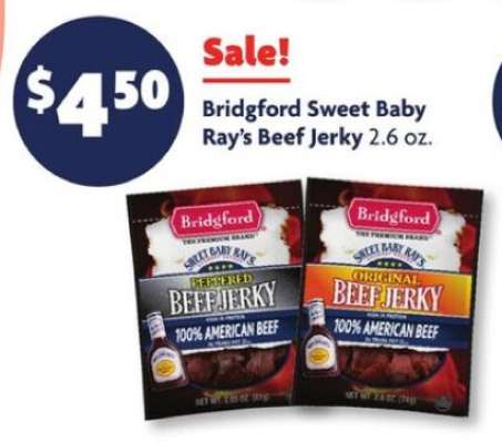 Bridgford Sweet Baby Ray's Beef Jerky