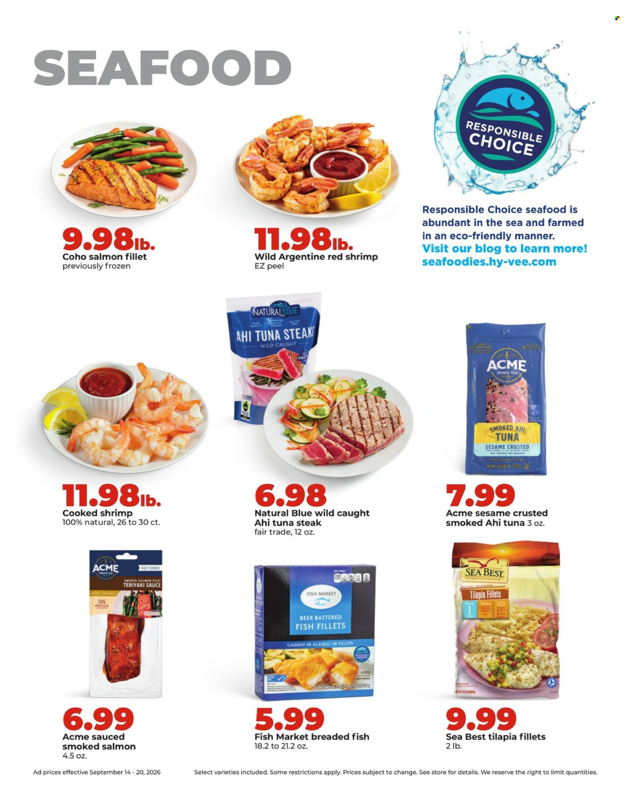 Hy-Vee ad - 09/14/2026 - 09/20/2026. Page 14