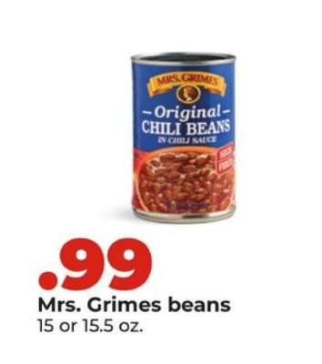 Mrs. Grimes beans