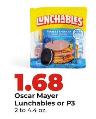 Oscar Mayer Lunchables or P3