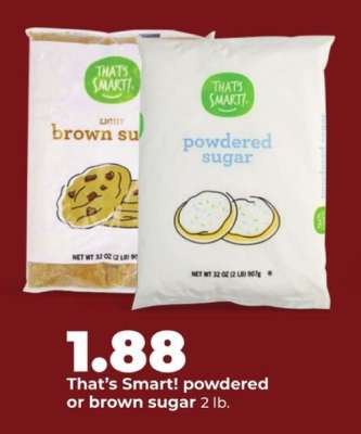 That's Smart! powdered or brown sugar