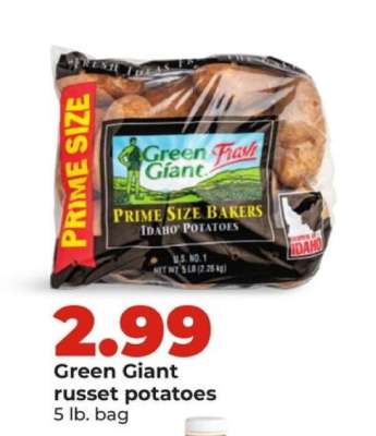 Green Giant russet potatoes