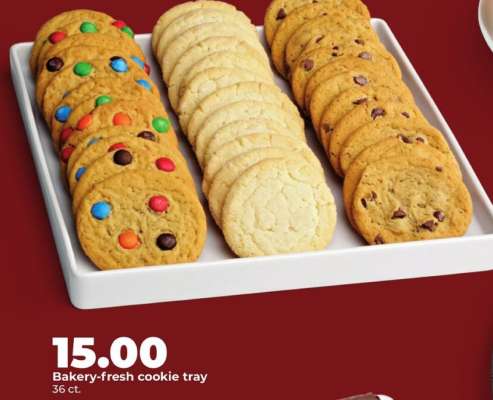 Bakery-fresh cookie tray
