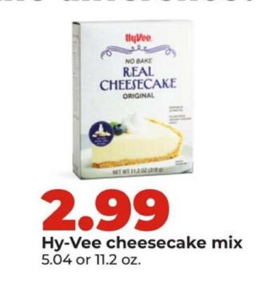 Hy-Vee cheesecake mix