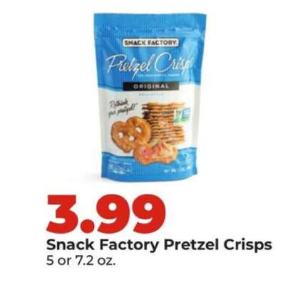 Snack Factory Pretzel Crisps