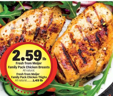 Fresh from Meijer Family Pack Chicken Breasts
