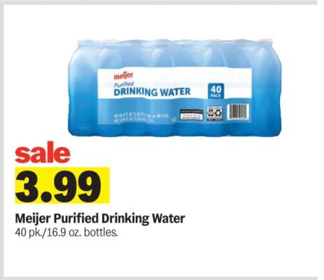 Meijer Purified Drinking Water