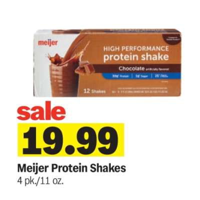 Meijer Protein Shakes*