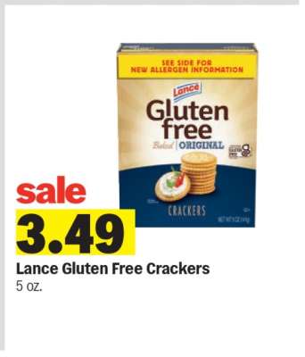 Lance Gluten Free Crackers