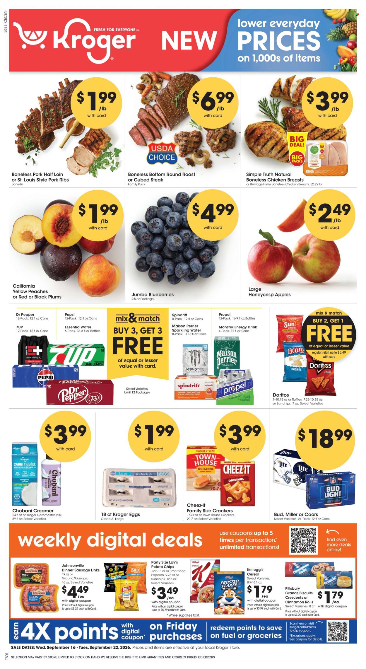 Kroger ad - 09/16/2026 - 09/22/2026. Page 1