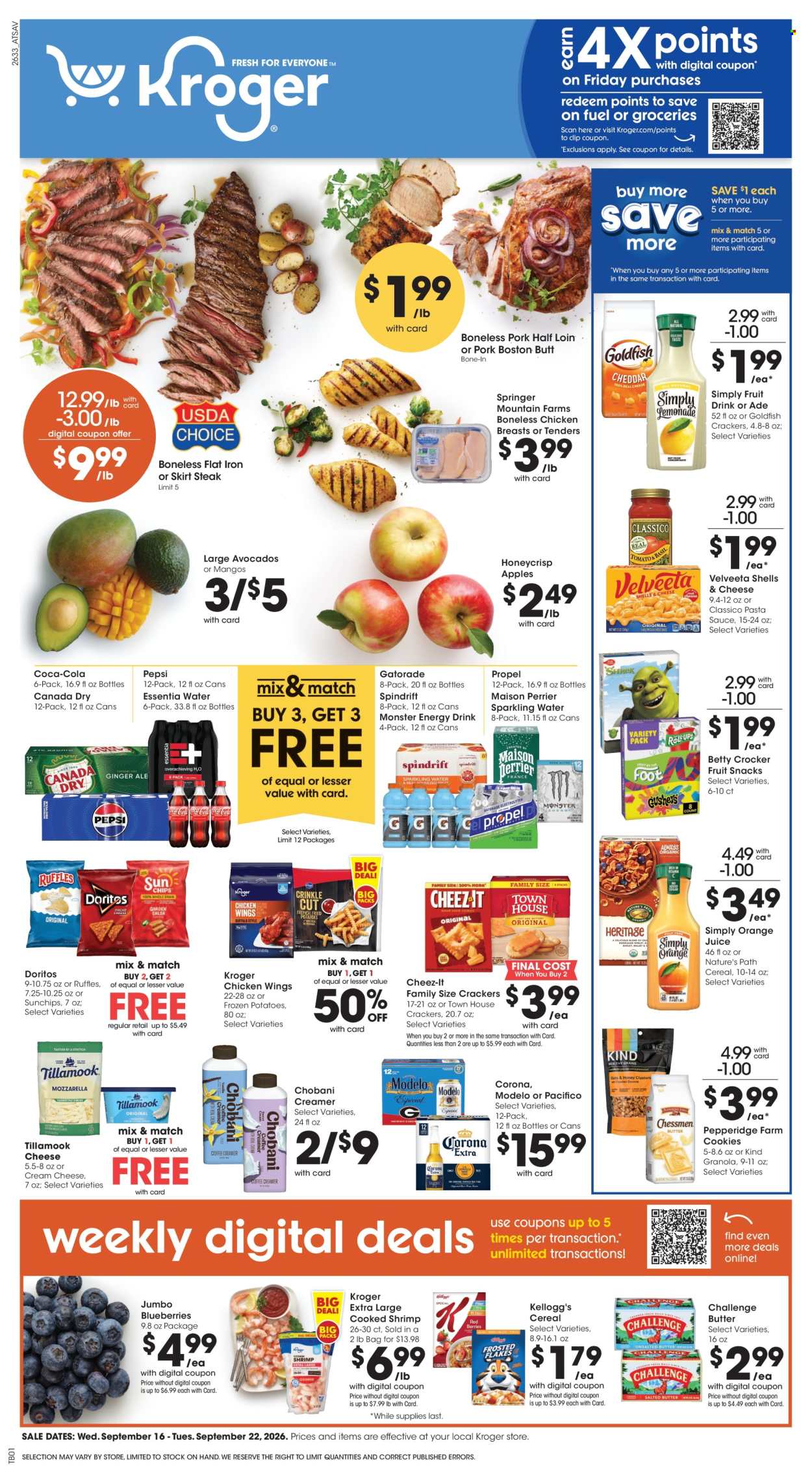 Kroger ad - 09/16/2026 - 09/22/2026. Page 1