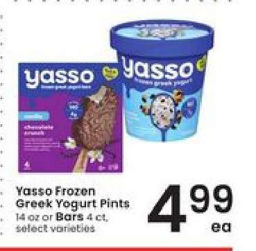 Yasso Frozen Greek Yogurt Pints