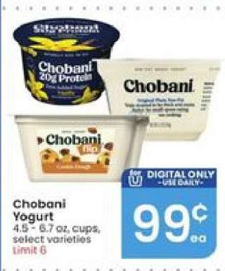 Chobani Yogurt