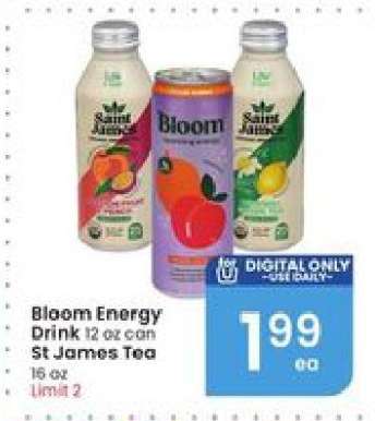 Bloom Energy Drink / St James Tea