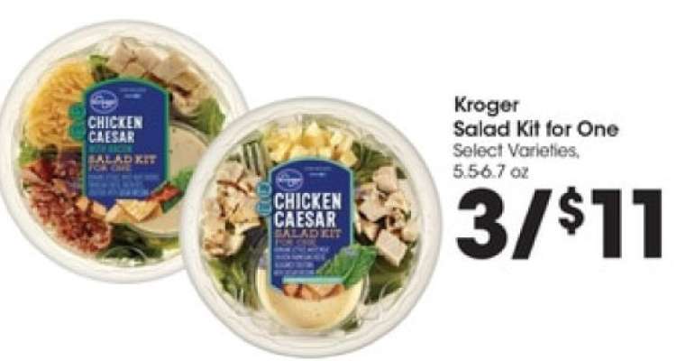 Kroger Salad Kit For One