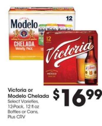 Victoria or Modelo Chelada