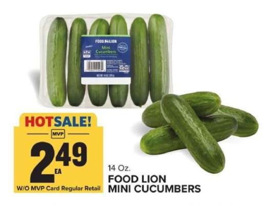 FOOD LION MINI CUCUMBERS