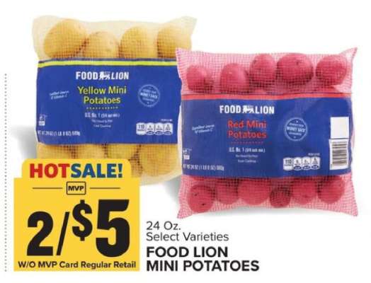 Food Lion Mini Potatoes