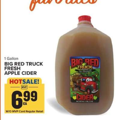 Big Red Truck Fresh Apple Cider