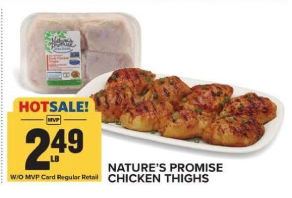 NATURE'S PROMISE CHICKEN THIGHS