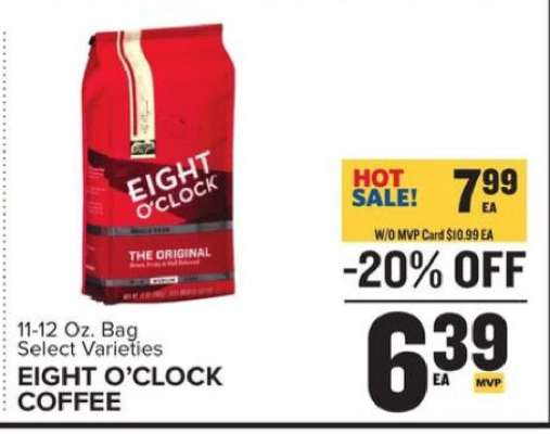 Eight O'Clock Coffee