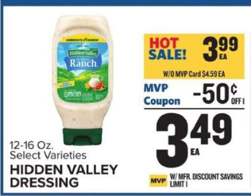 HIDDEN VALLEY DRESSING