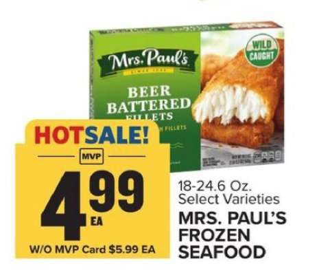 Mrs. Paul's Frozen Seafood