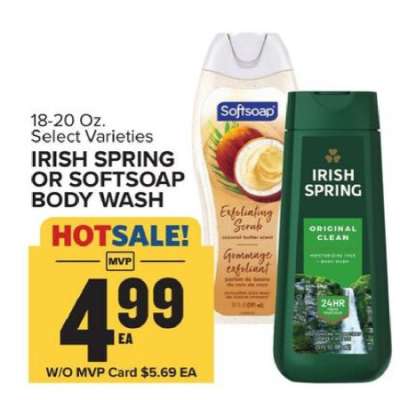 Irish Spring or Softsoap Body Wash