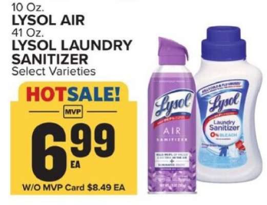 LYSOL AIR / LYSOL LAUNDRY SANITIZER