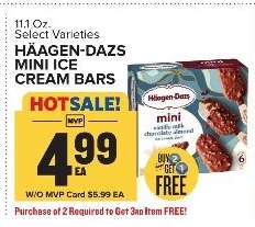 Häagen-Dazs Mini Ice Cream Bars