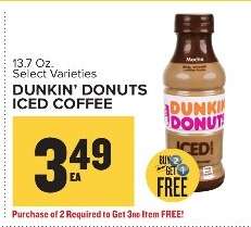 Dunkin' Donuts Iced Coffee