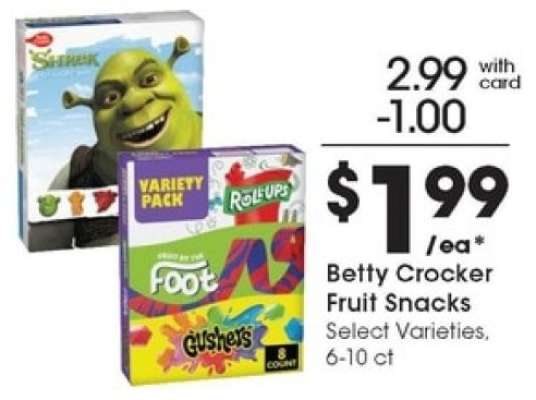 Betty Crocker Fruit Snacks