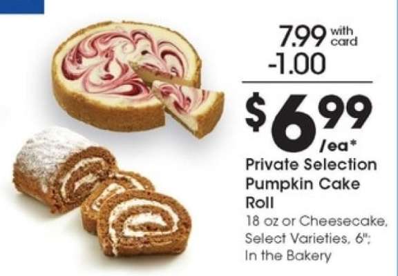 Private Selection Pumpkin Cake Roll