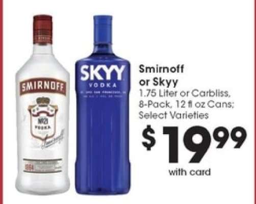Smirnoff or Skyy