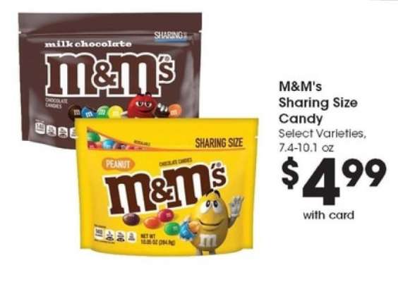 M&M's Sharing Size Candy