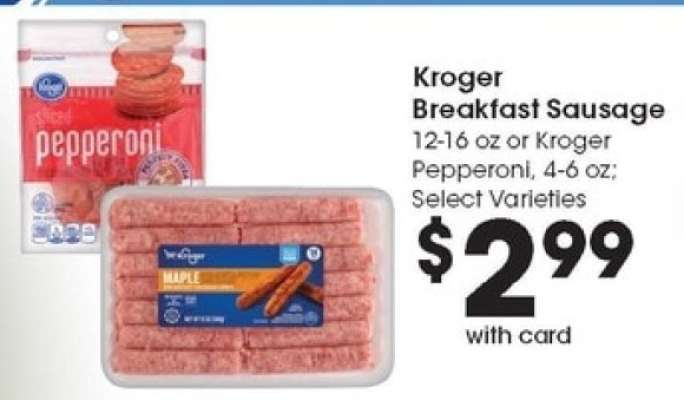Kroger Breakfast Sausage