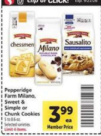 Pepperidge Farm Cookies
