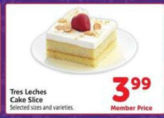 Tres Leches Cake Slice