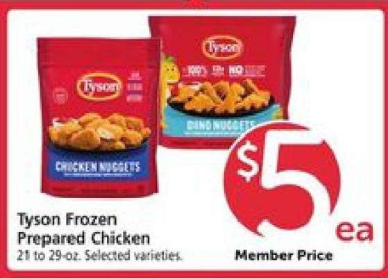 Tyson Frozen Prepared Chicken