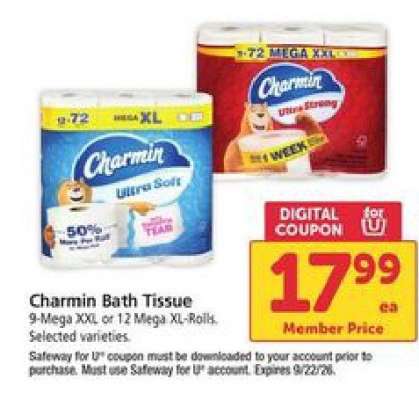 Charmin Bath Tissue