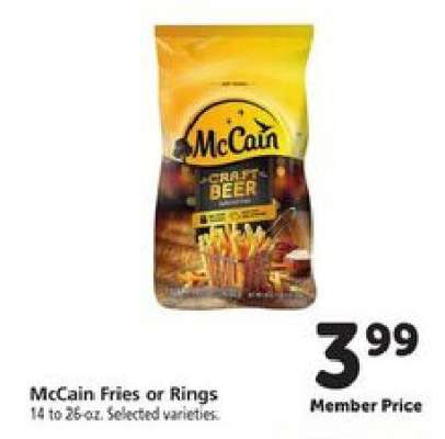 McCain Fries or Rings
