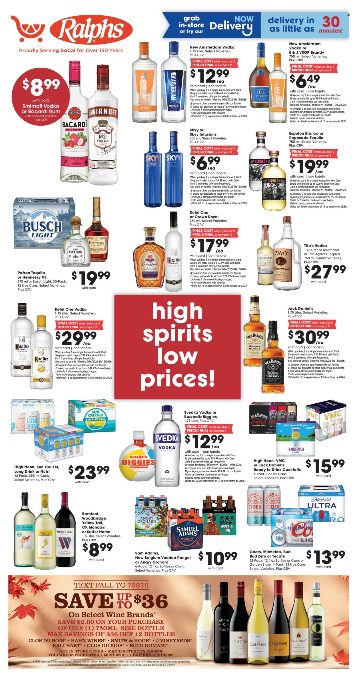 Ralphs ad - 09/16/2026 - 09/22/2026. Page 1