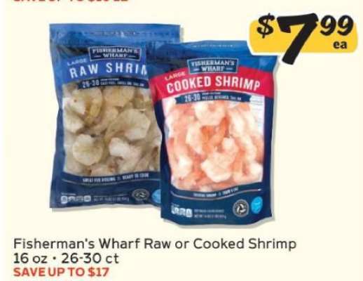 Fisherman's Wharf Raw or Cooked Shrimp