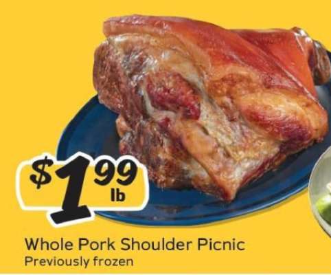 Whole Pork Shoulder Picnic