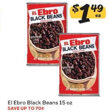 El Ebro Black Beans