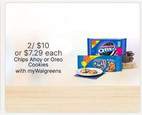 Chips Ahoy or Oreo Cookies